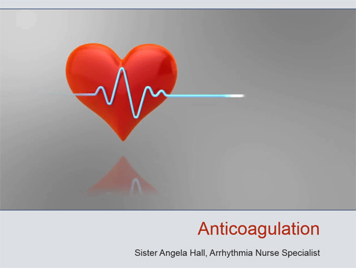 Presentation - Anticoagulation
