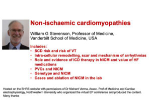Non-ischaemic cardiomyopathies