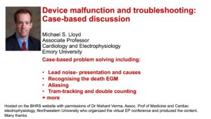 Device malfunction and troubleshooting: Case-based discussion