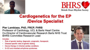 Cardio-Genetics for the EP/Device Specialist