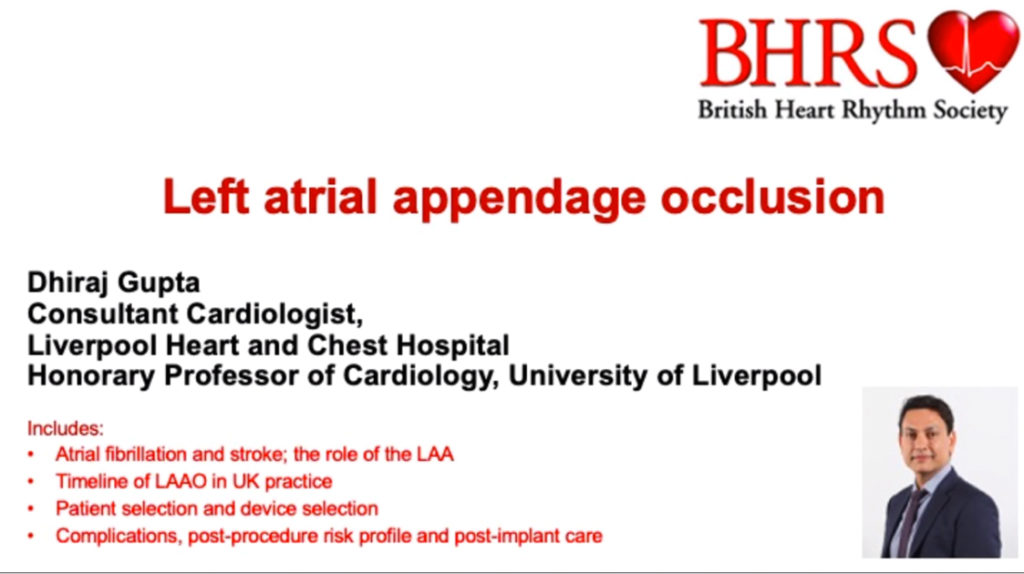 Left Atrial Appendage Occlusion