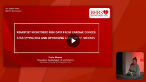 SESSION 3a: Using HF risk data to optimise care for device HF-patients - Fozia Ahmed